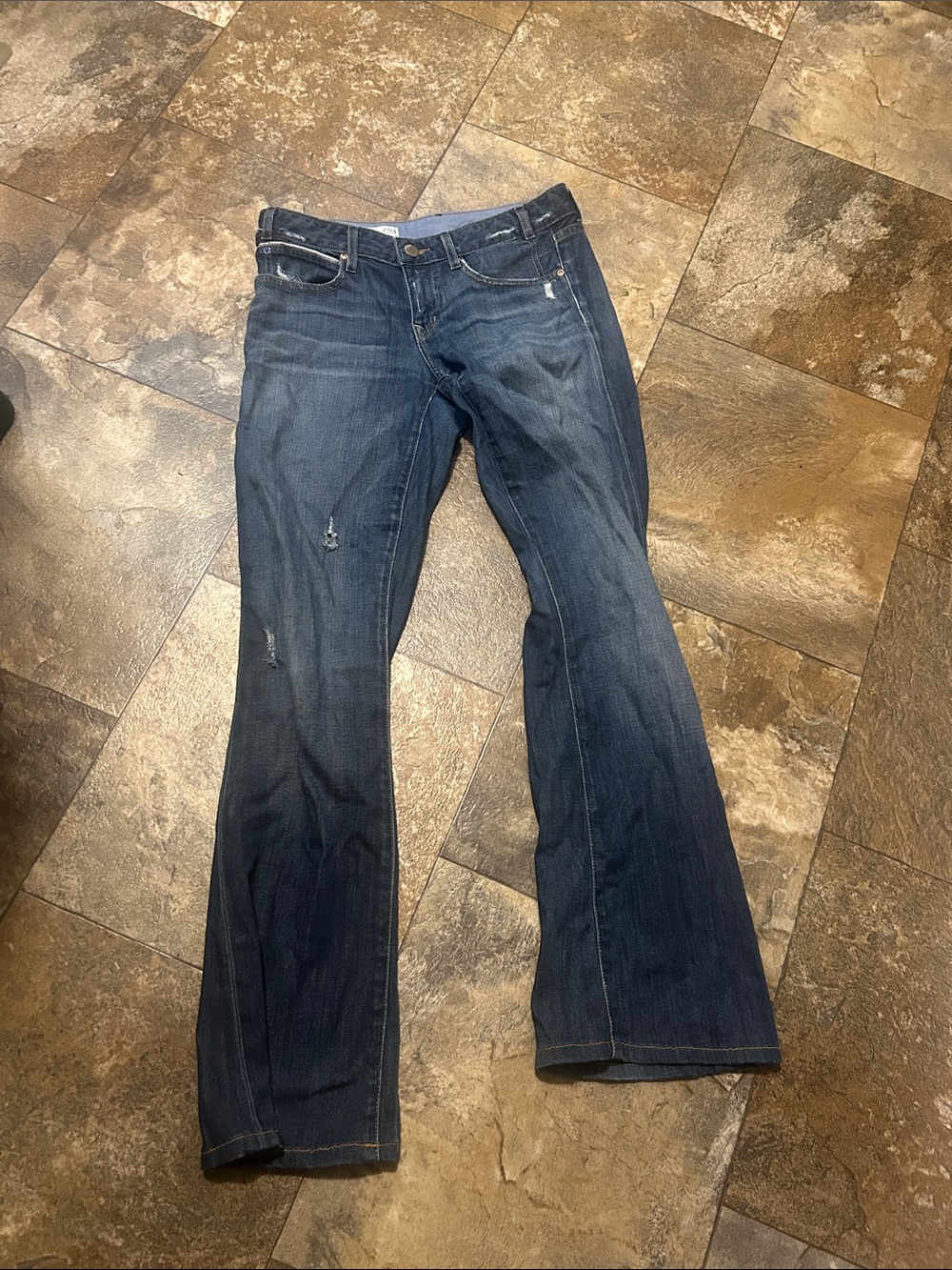 GAP Women's Dark Blue Wide Leg Jeans
